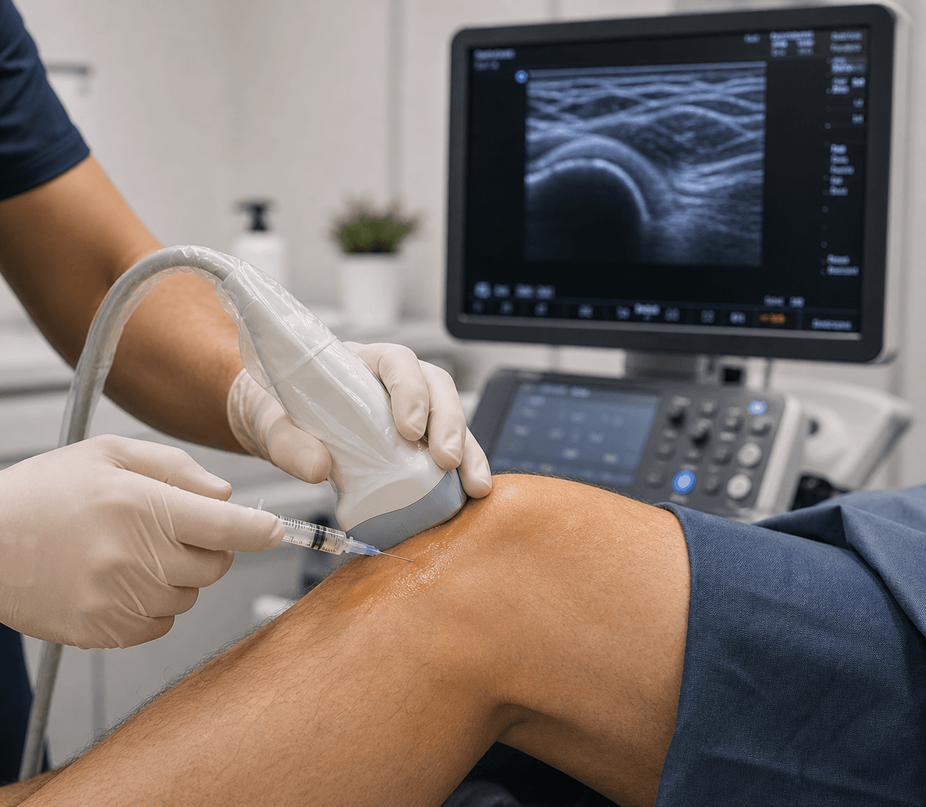 Arthritis joint injection procedure